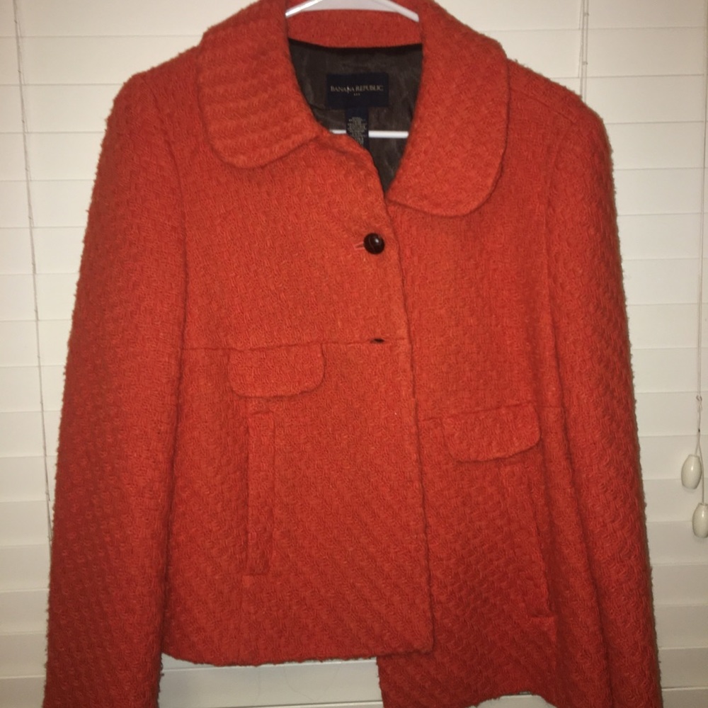 Orange Banana Republic Blazer